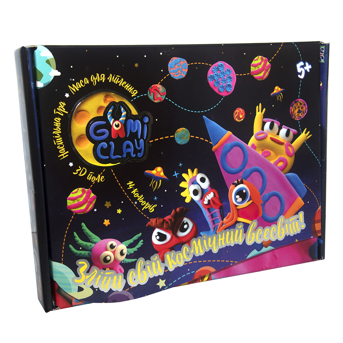 Набір для творчості Gumi Clay 6 кольорів ураїнською мовою (71505)