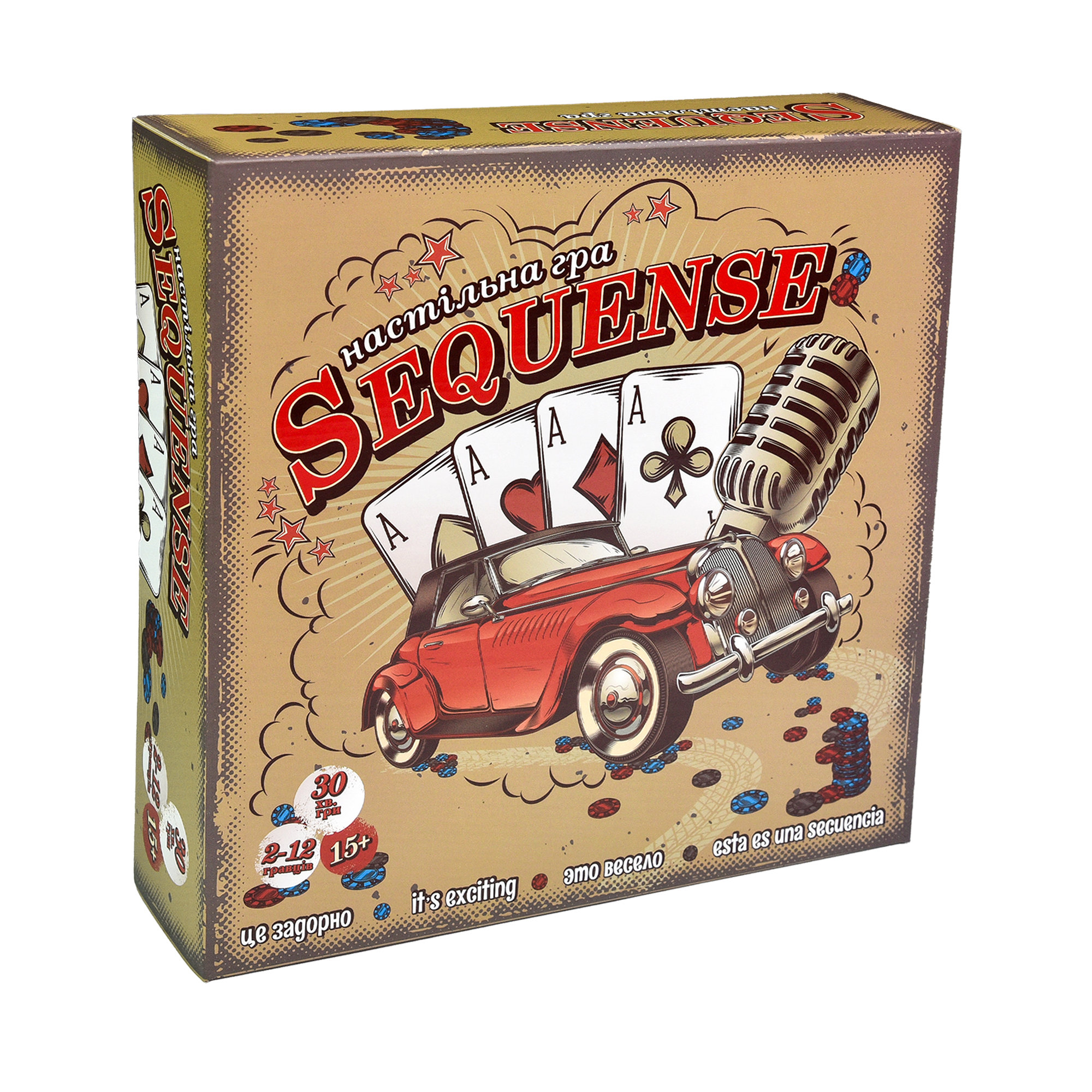 Настільна гра Sequense Сіквенс карткова (30361)