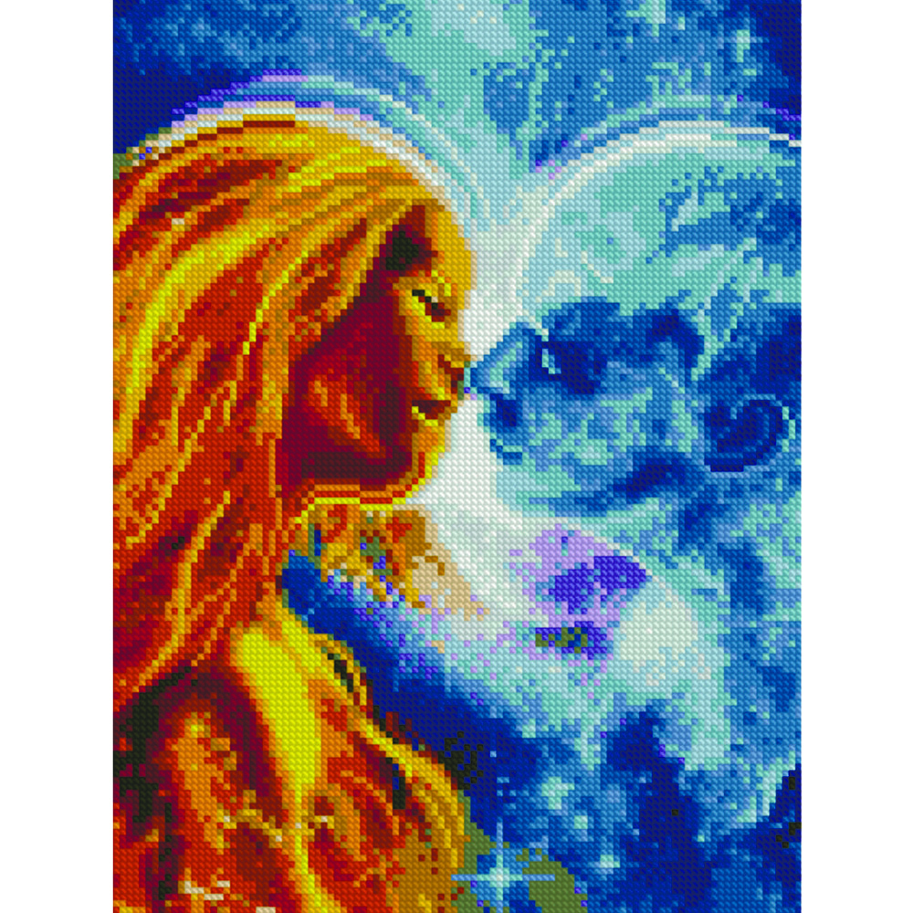 Алмазна мозаїка ПРЕМІУМ Протилежності