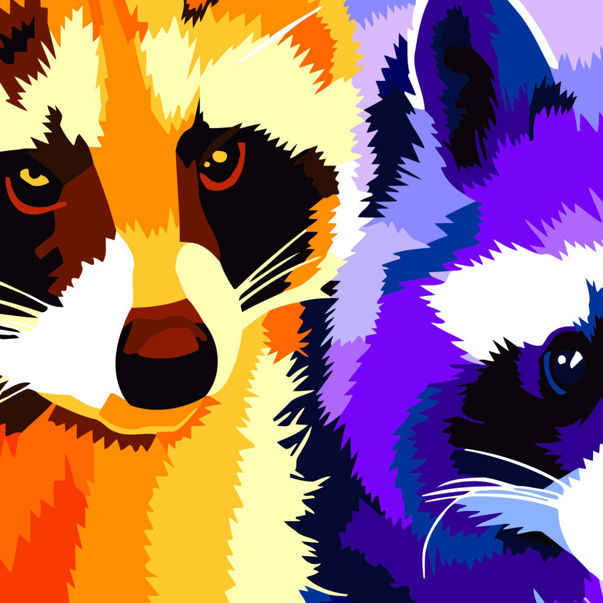 Картина по номерам ПРЕМИУМ Арт-енотики с лаком