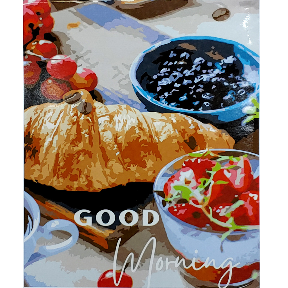 Картина за номерами ПРЕМІУМ Good Morning з лаком