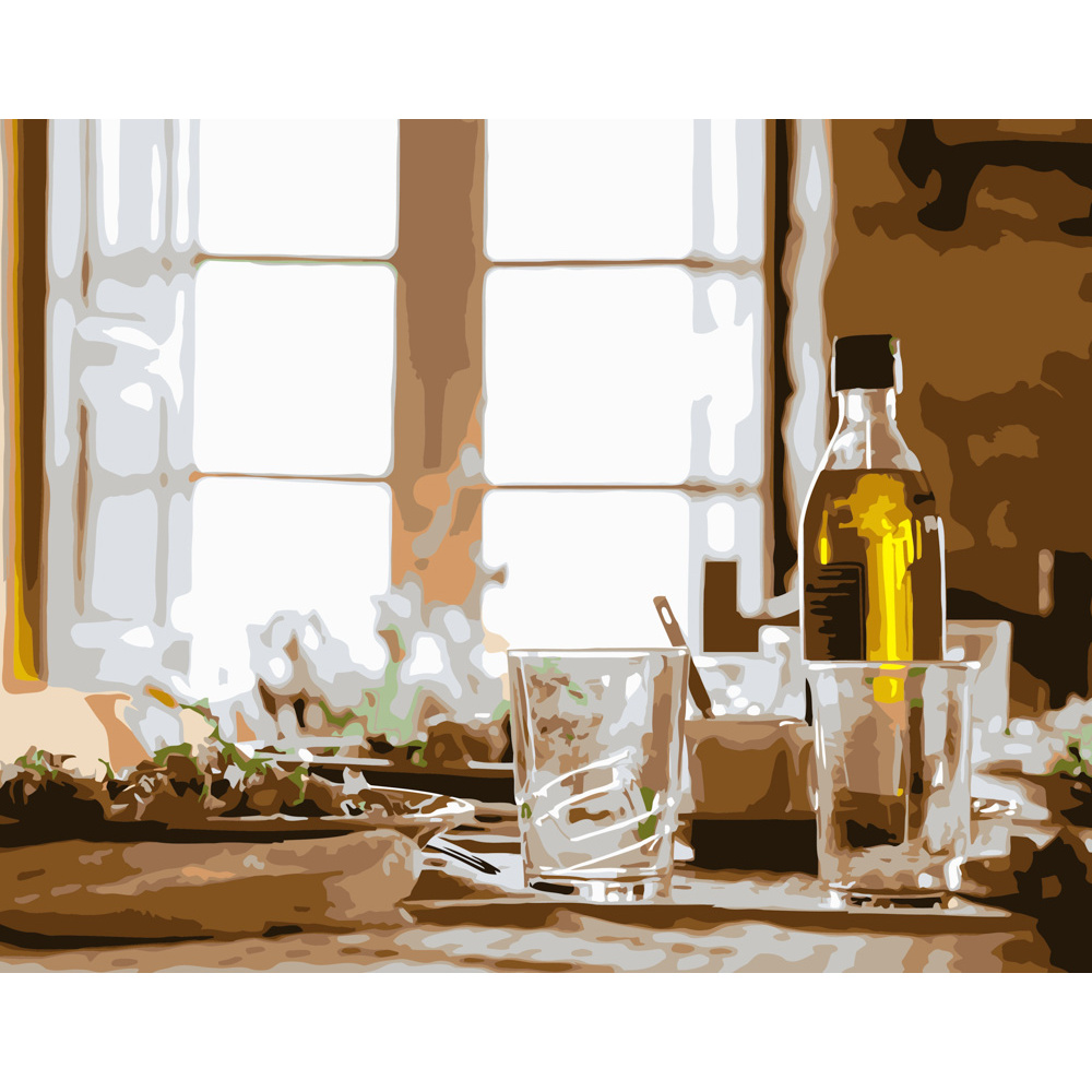 Yellow still life size