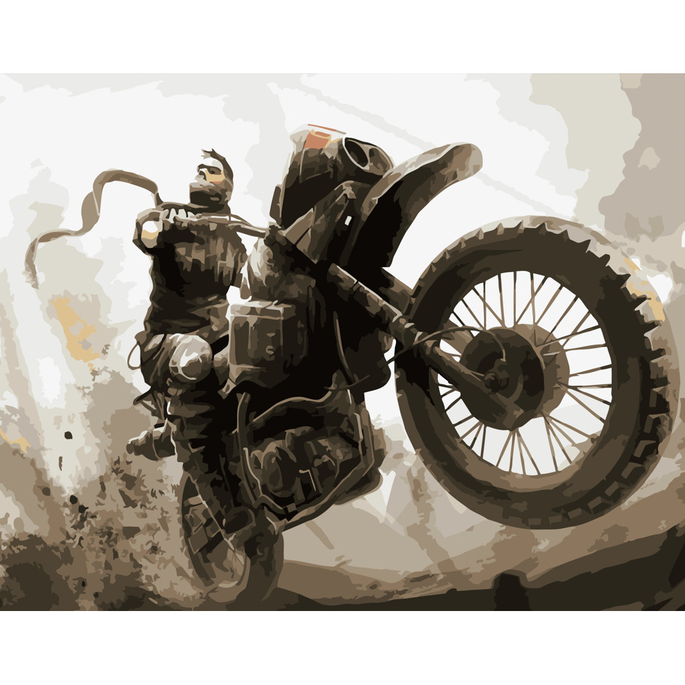 Картина за номерами ПРЕМІУМ Примарний гонщик