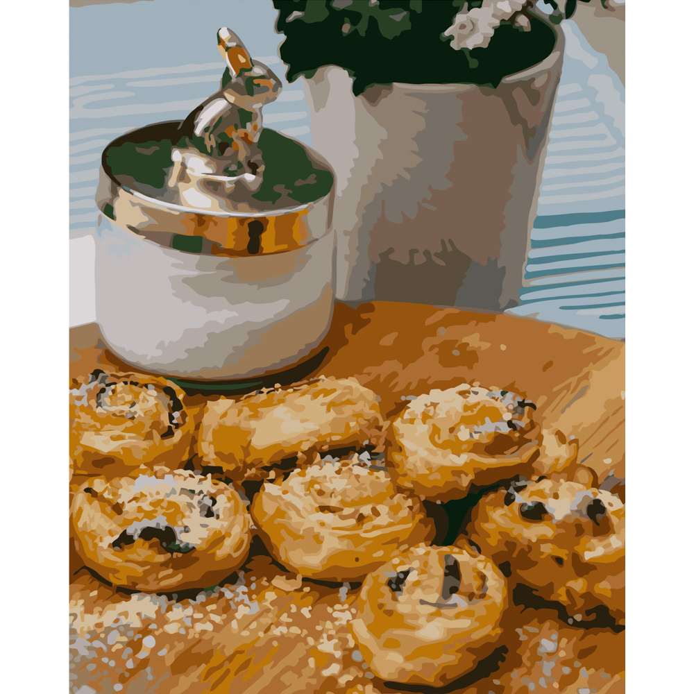 Картина за номерами ПРЕМІУМ Духмяна випічка