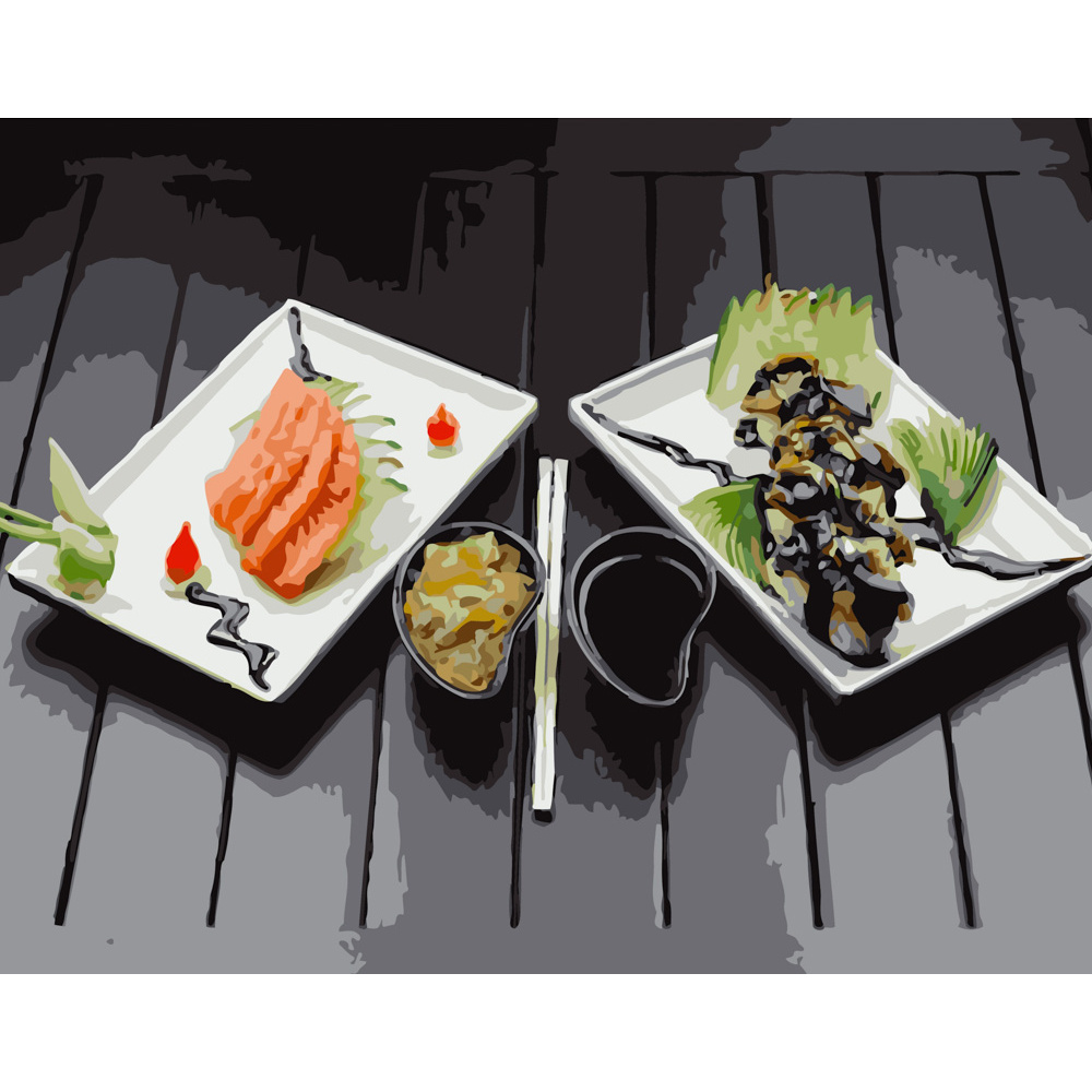Картина за номерами ПРЕМІУМ Японські делікатеси