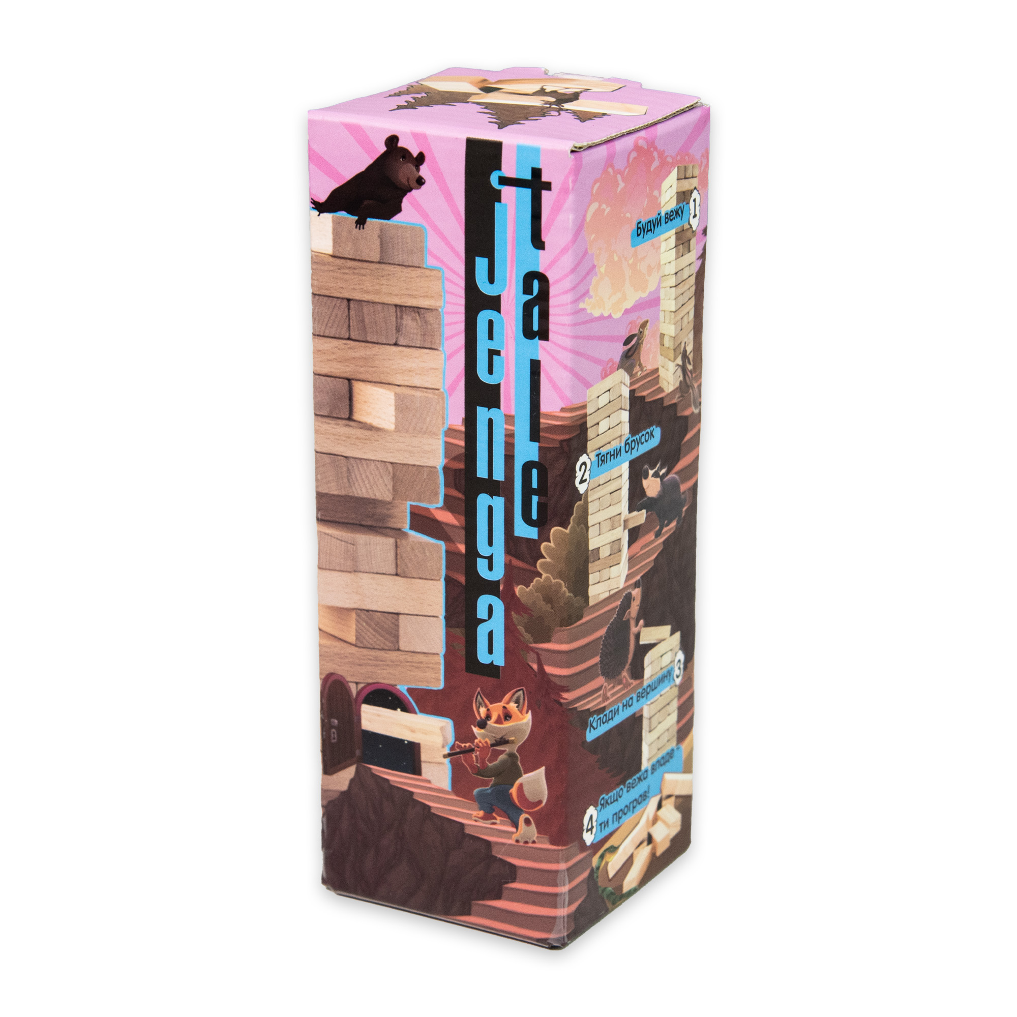 Настільна гра Jenga Tale джанга 48 брусків (30966)