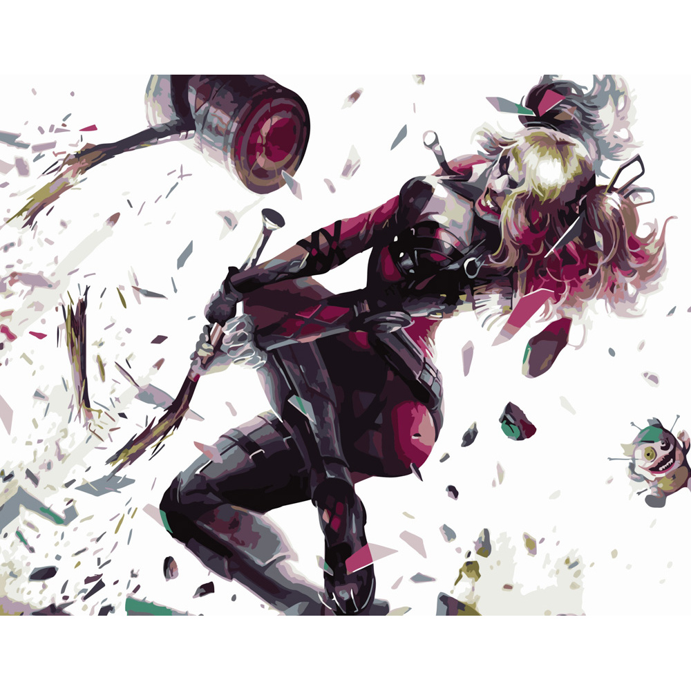 Картина за номерами ПРЕМІУМ Руйнівна Харлі