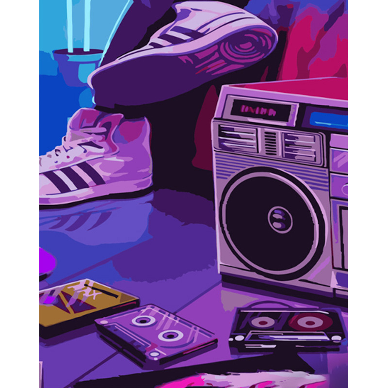 Картина за номерами ПРЕМІУМ Стиль 90-х