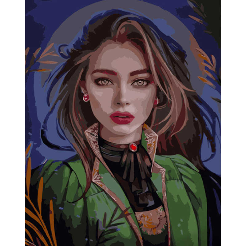 Картина по номерам ПРЕМИУМ Фантастическая героиня