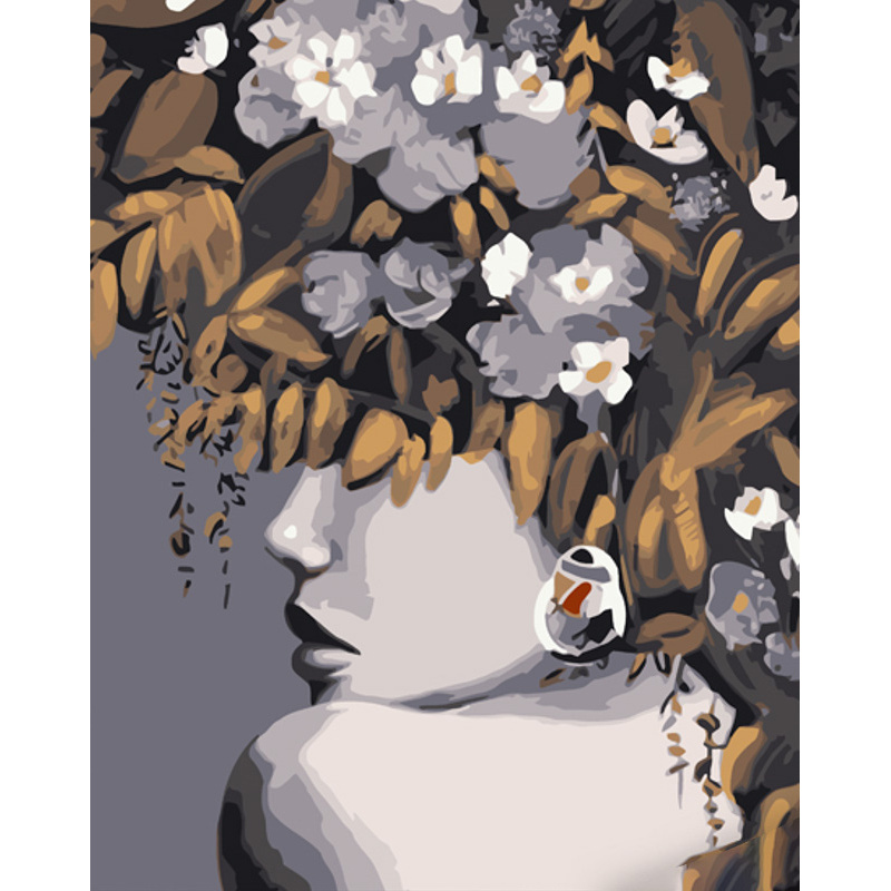 Картина за номерами ПРЕМІУМ Золота таємничість