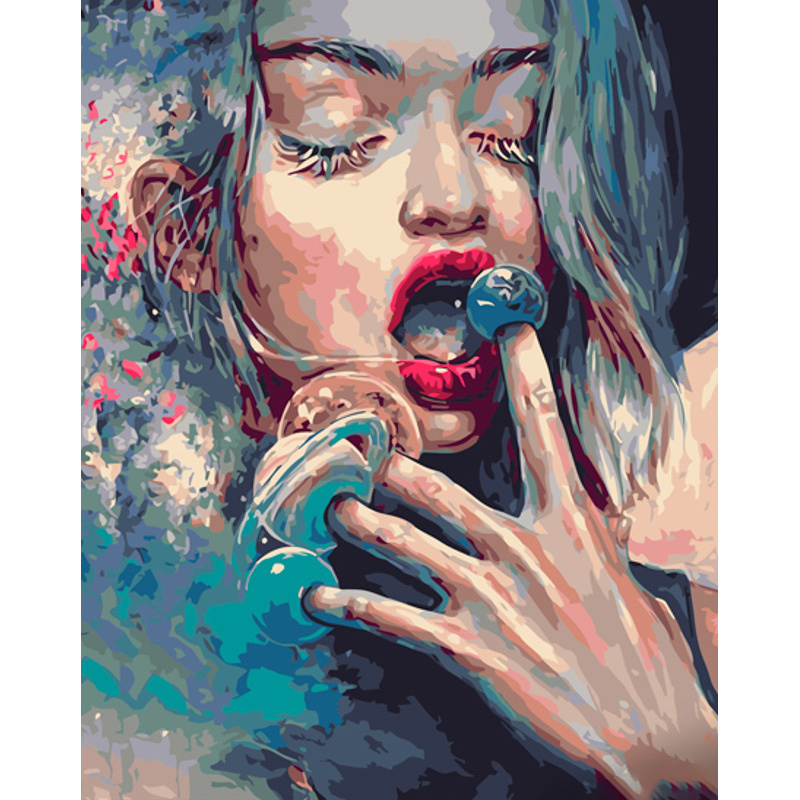 Картина по номерам ПРЕМИУМ Сладкие планеты