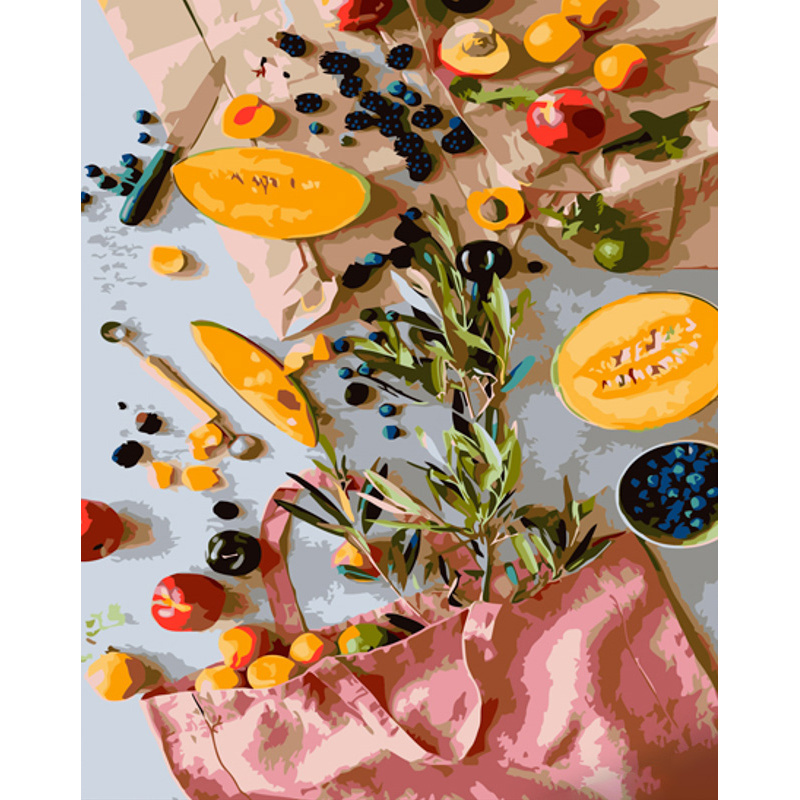 Картина за номерами ПРЕМІУМ Яскраві покупки