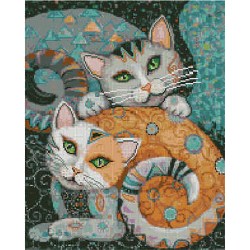 Алмазна картина ПРЕМІУМ Дивовижні пухнастики