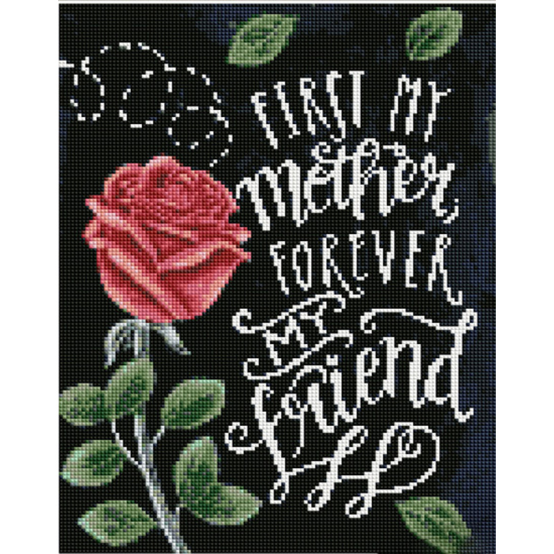 Алмазна мозаїка ПРЕМІУМ Листівка для друга