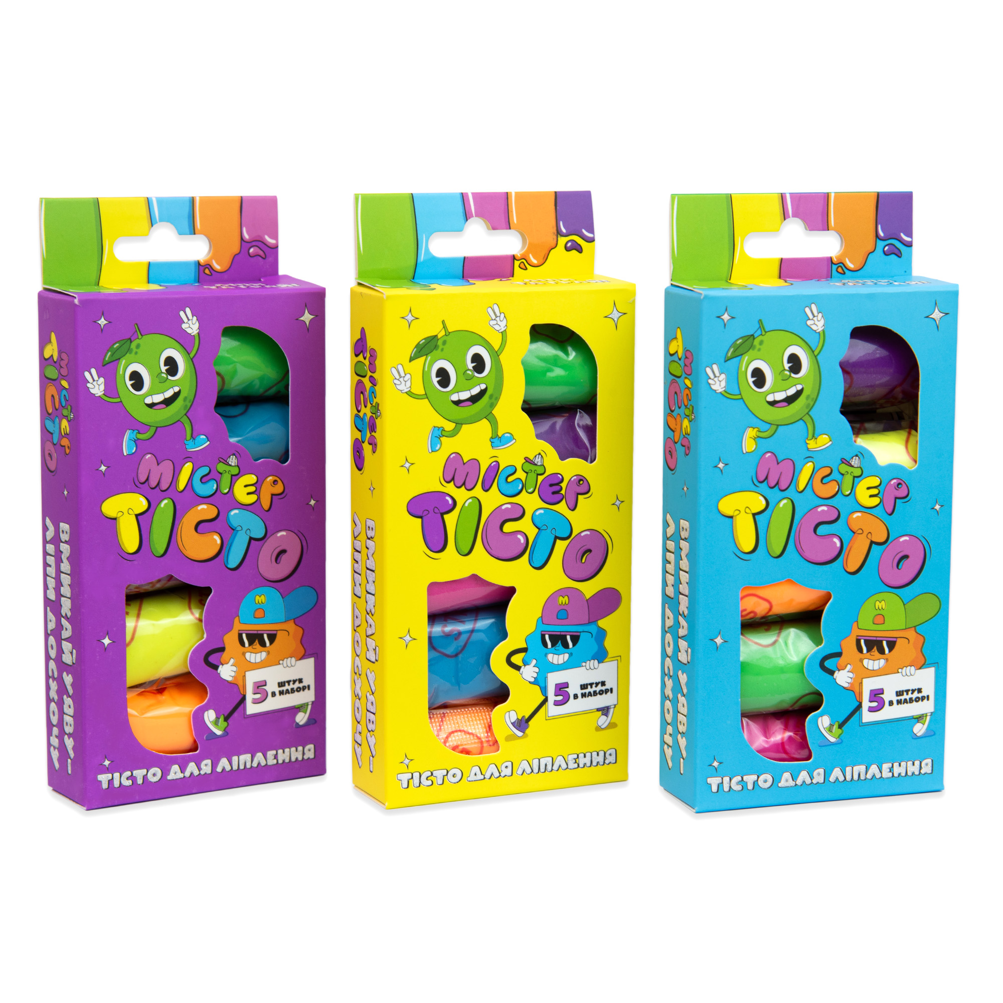 Набір для творчості Містер тісто 5 штук (41000)