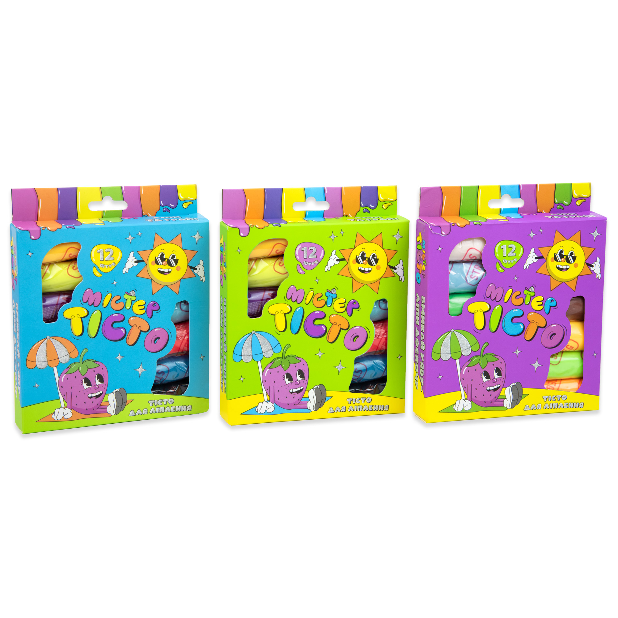 Набір для творчості Містер тісто 12 штук (41002)