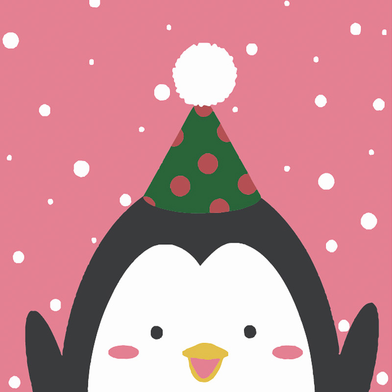 Картина за номерами Пінгвін