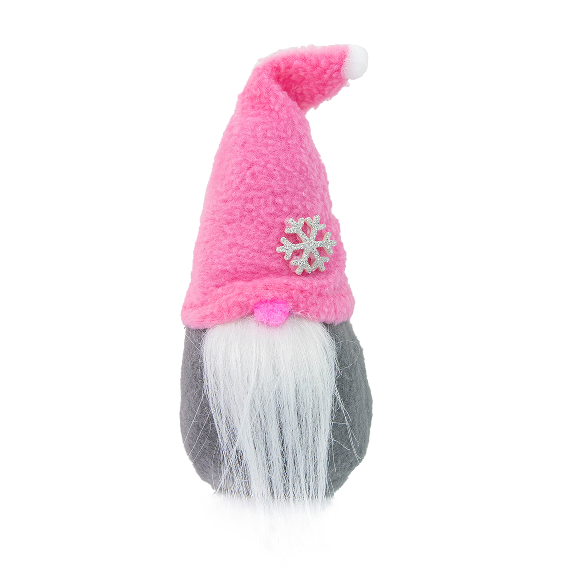 Новорічний Гном маленький рожевий (60604)