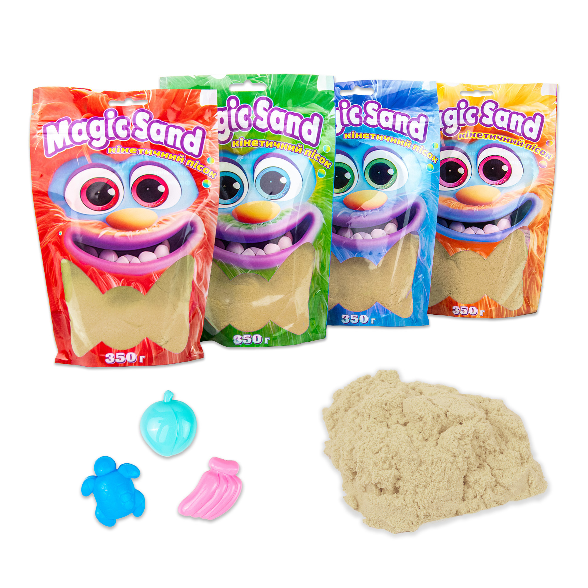 Кінетичний пісок Magic sand в пакеті 39402-1 класичний, 0,350 кг