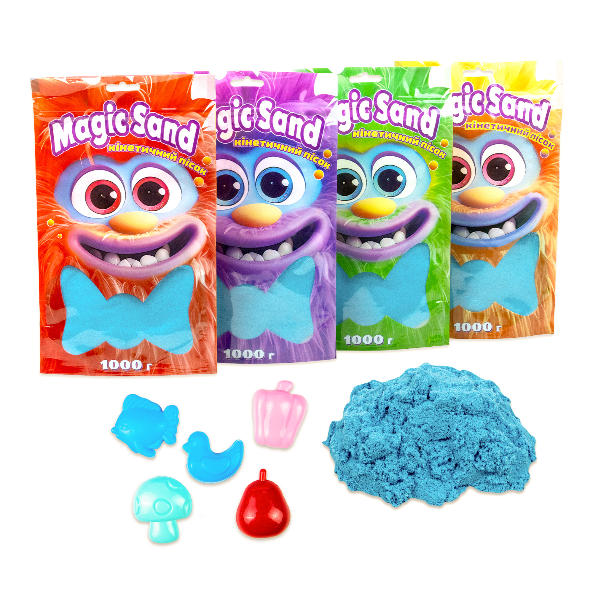 Кінетичний пісок Magic sand в пакеті 39404-3 блакитний, 1 кг
