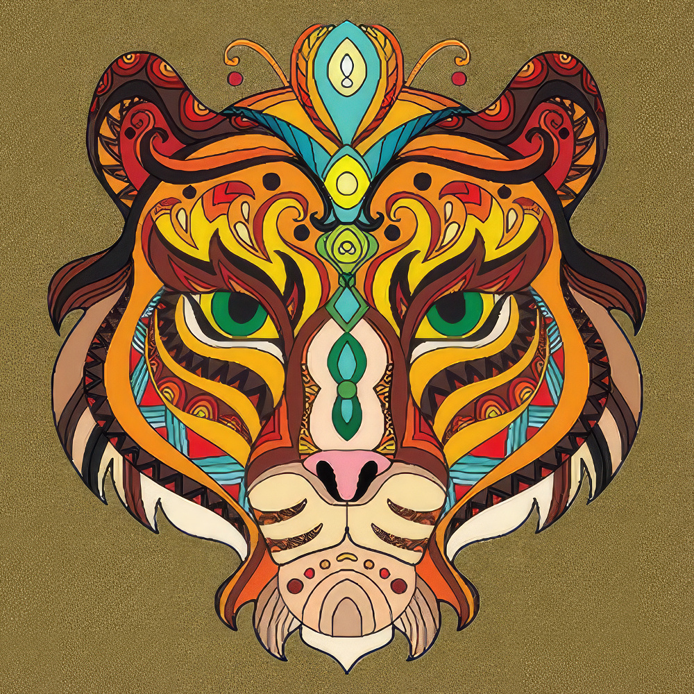 Набір для розпису-антистрес Тигр