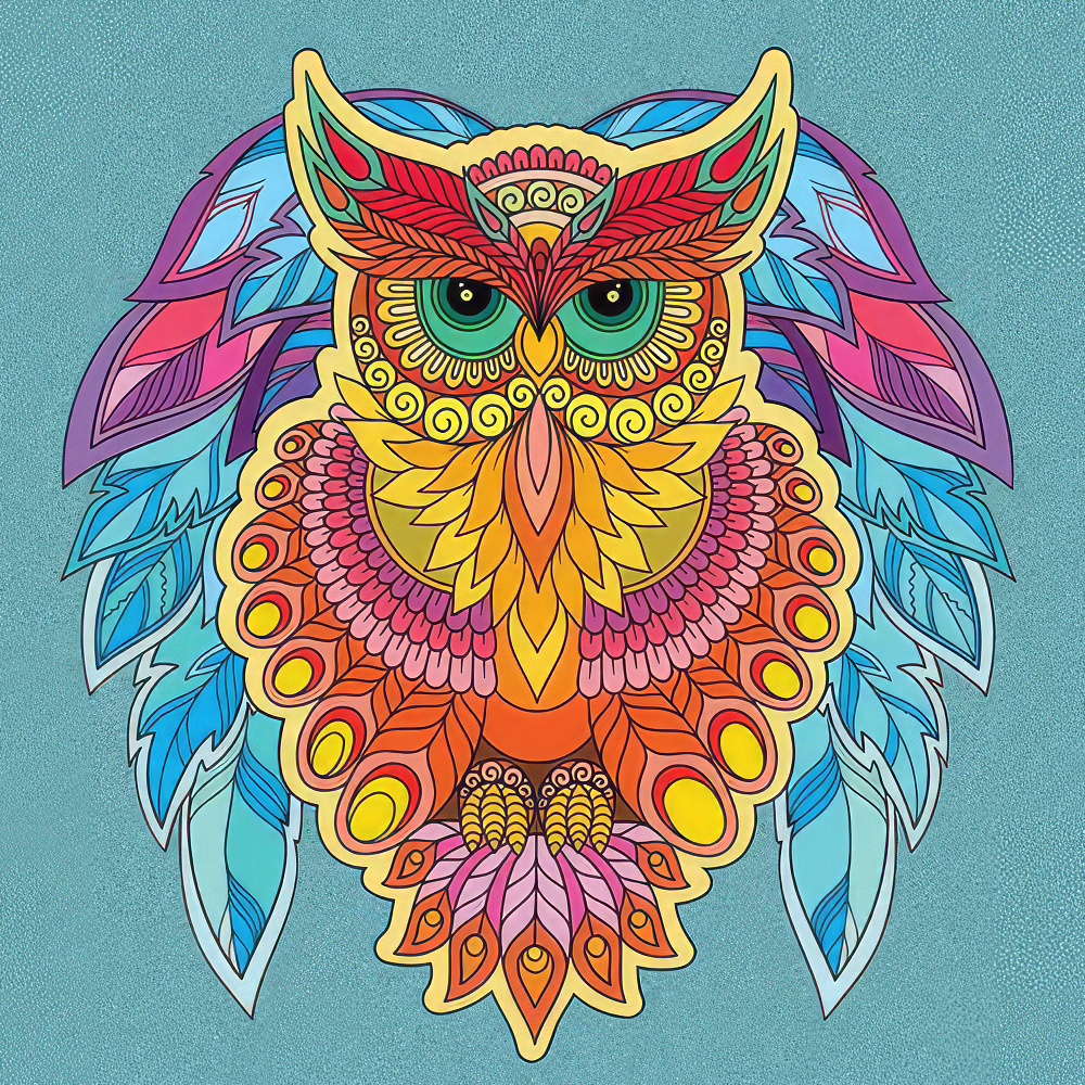 Набір для розпису-антистрес Сова