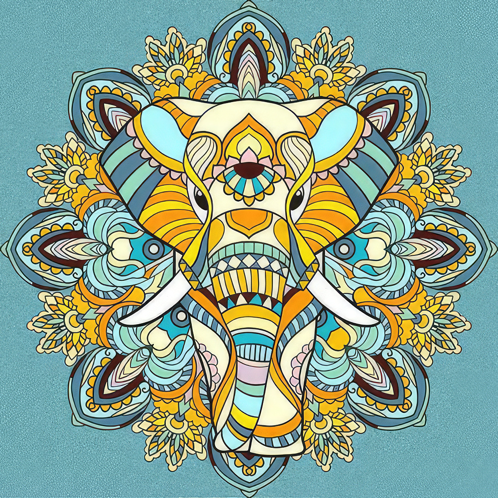 Набір для розпису-антистрес Загадкова Азія