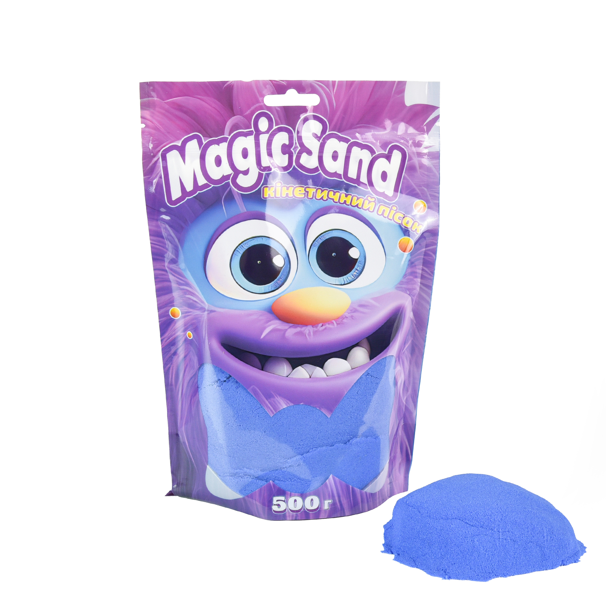 Кінетичний пісок Magic sand в пакеті 39403-9 синій, 0,500 кг