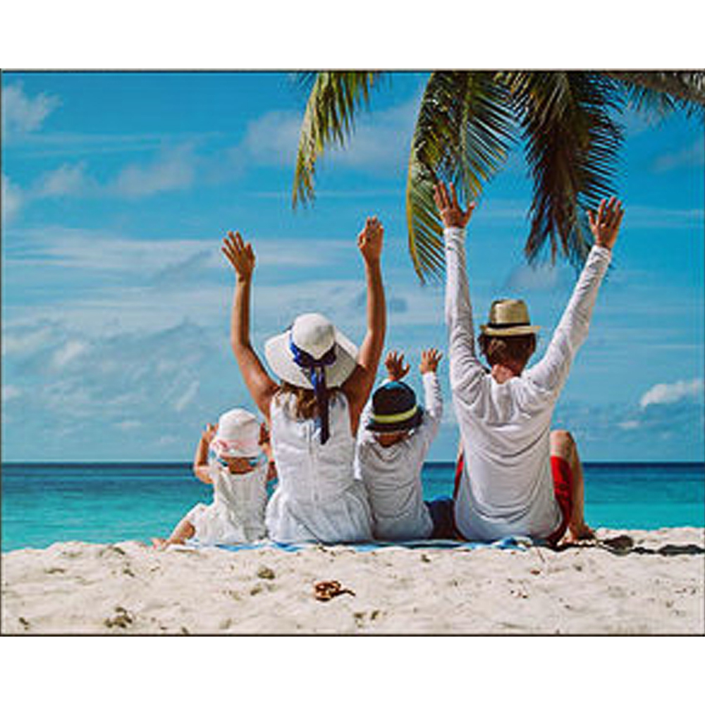Алмазна мозаїка ПРЕМІУМ Сімейний відпочинок