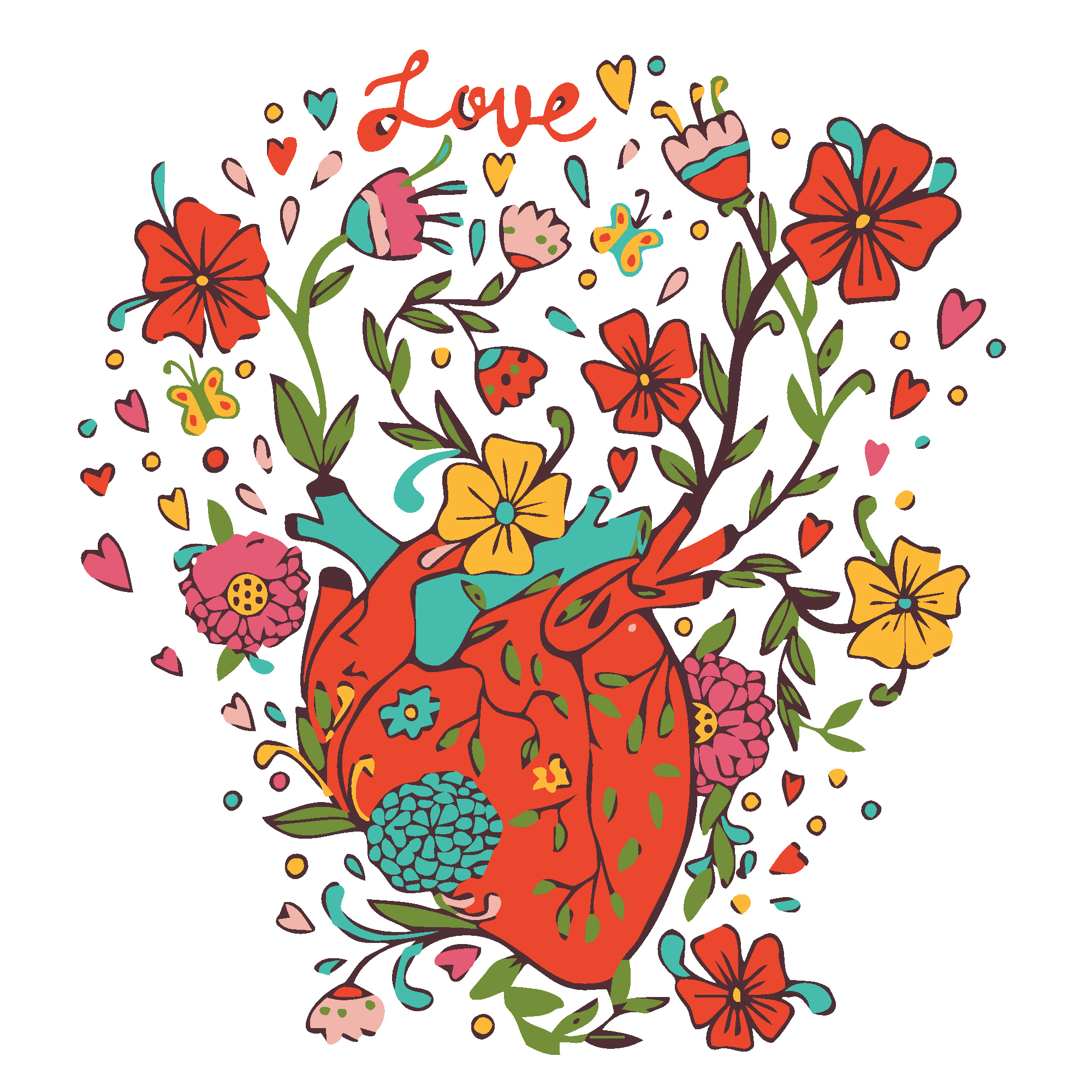 Картина за номерами Артерії краси