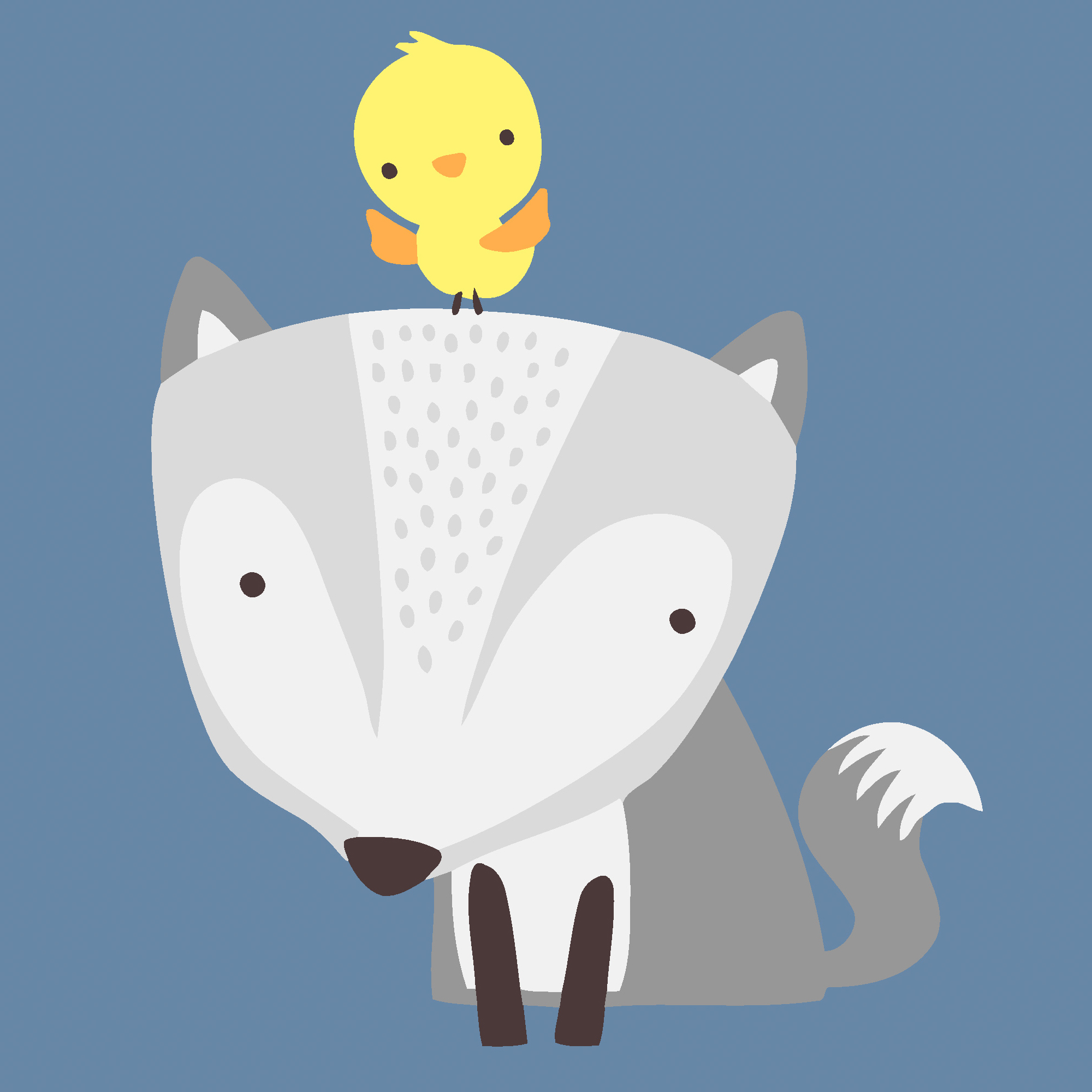 Картина за номерами Неочікувана дружба