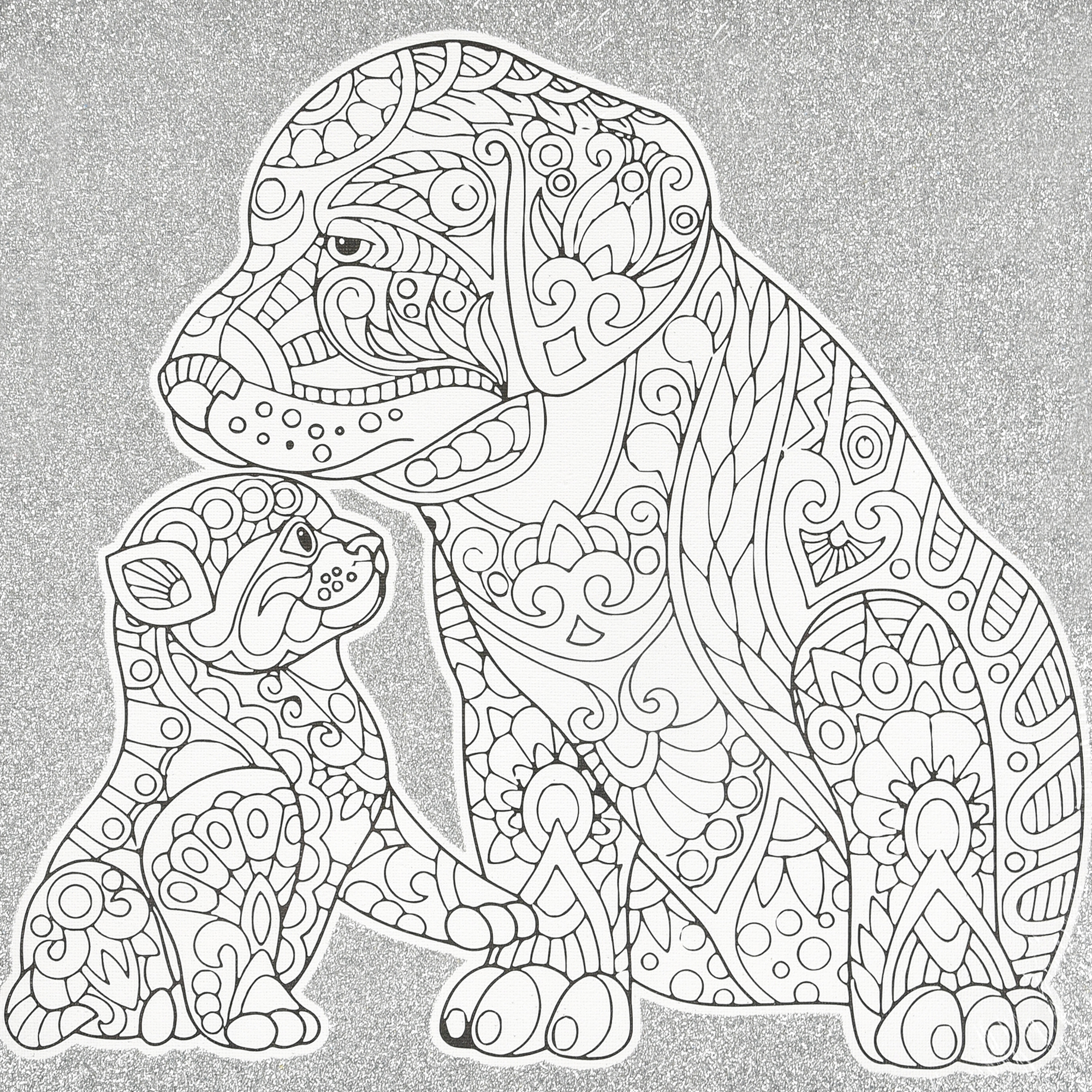 Набір для розпису-антистрес Затишний дует