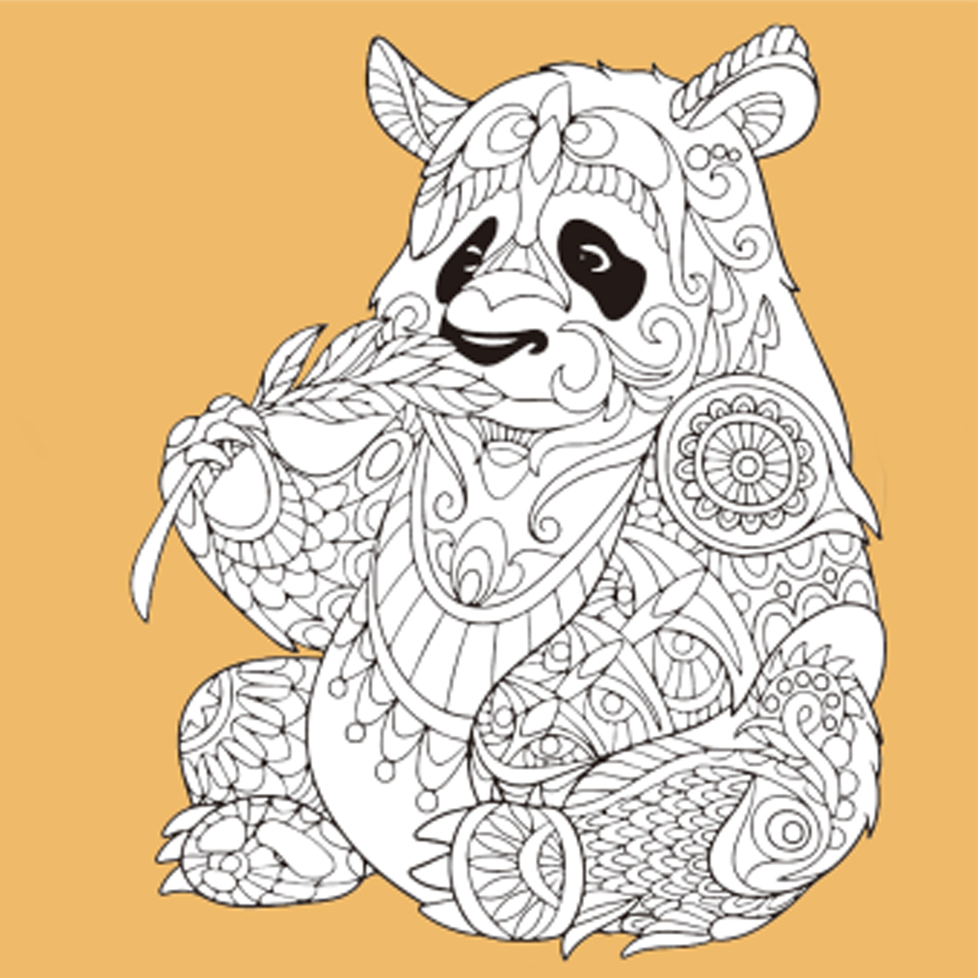 Набір для розпису-антистрес Чарівна панда