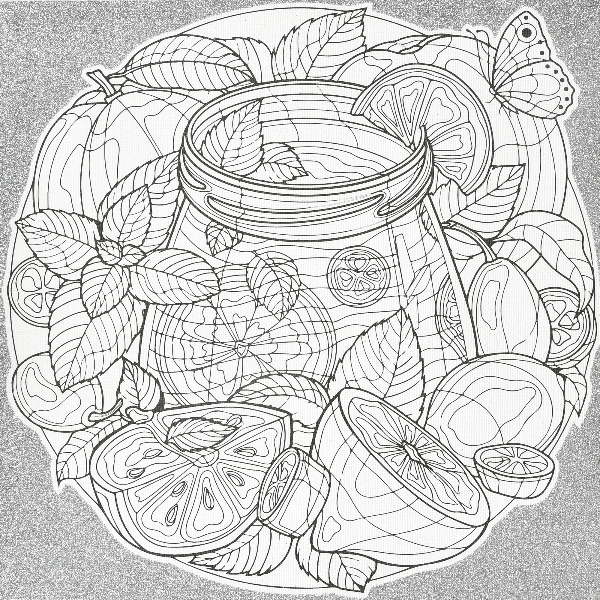 Набір для розпису-антистрес Фруктовий дарунок