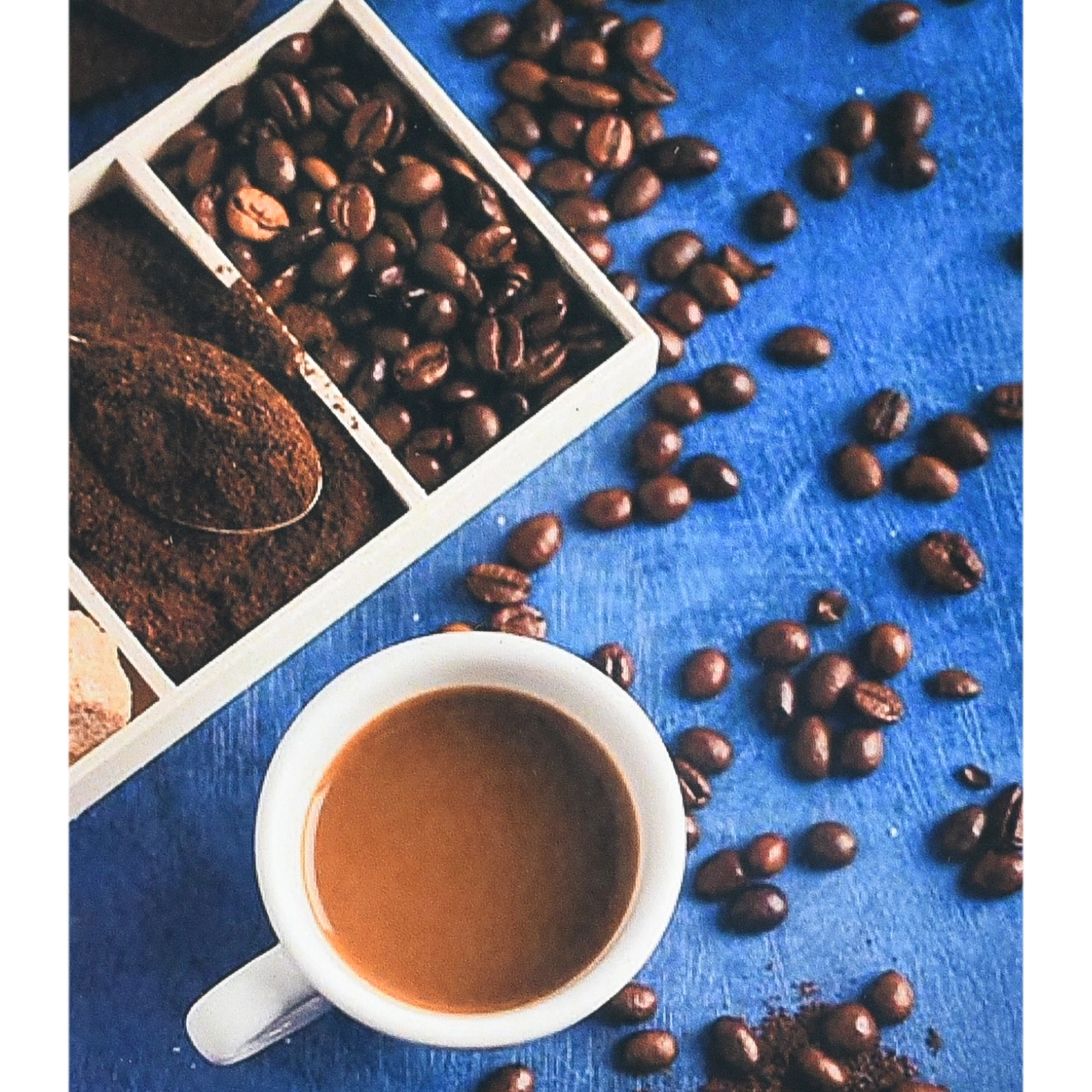 In the luxury of coffee aromas size