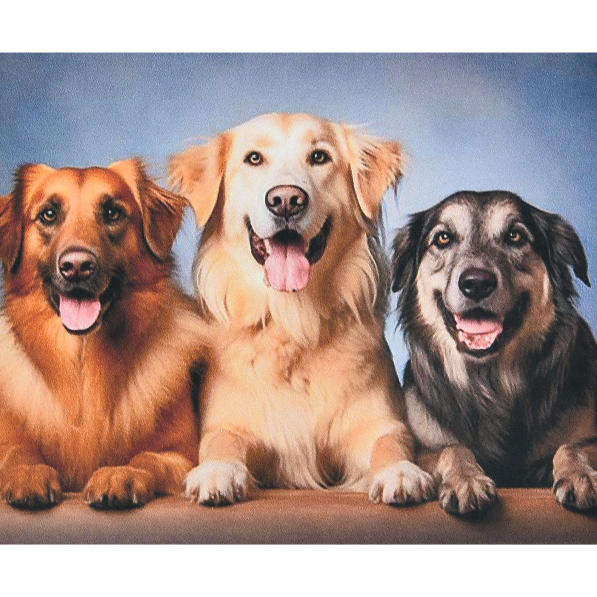 Алмазная мозаика ПРЕМИУМ Три верных друга