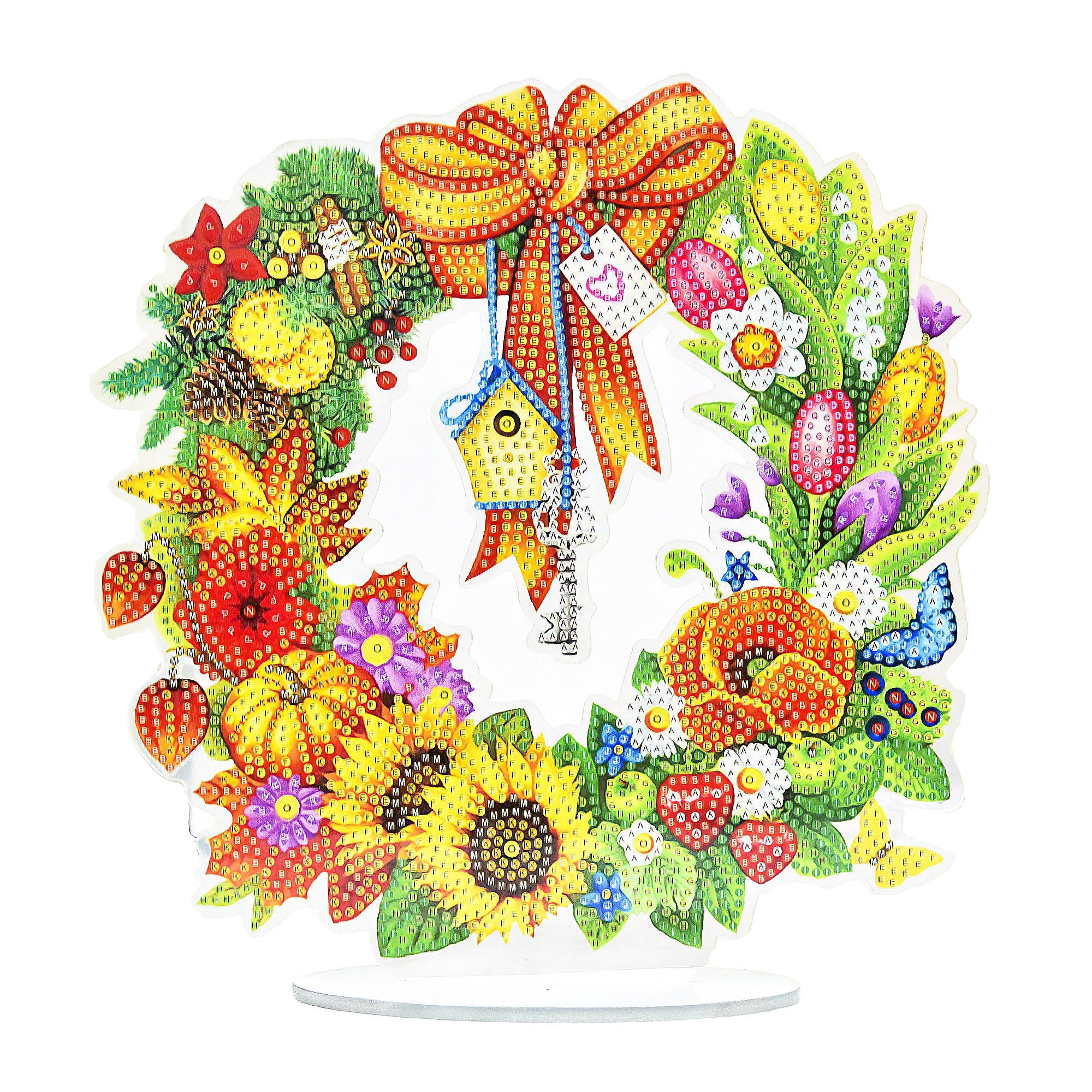 Wreath - All year round on a stand size