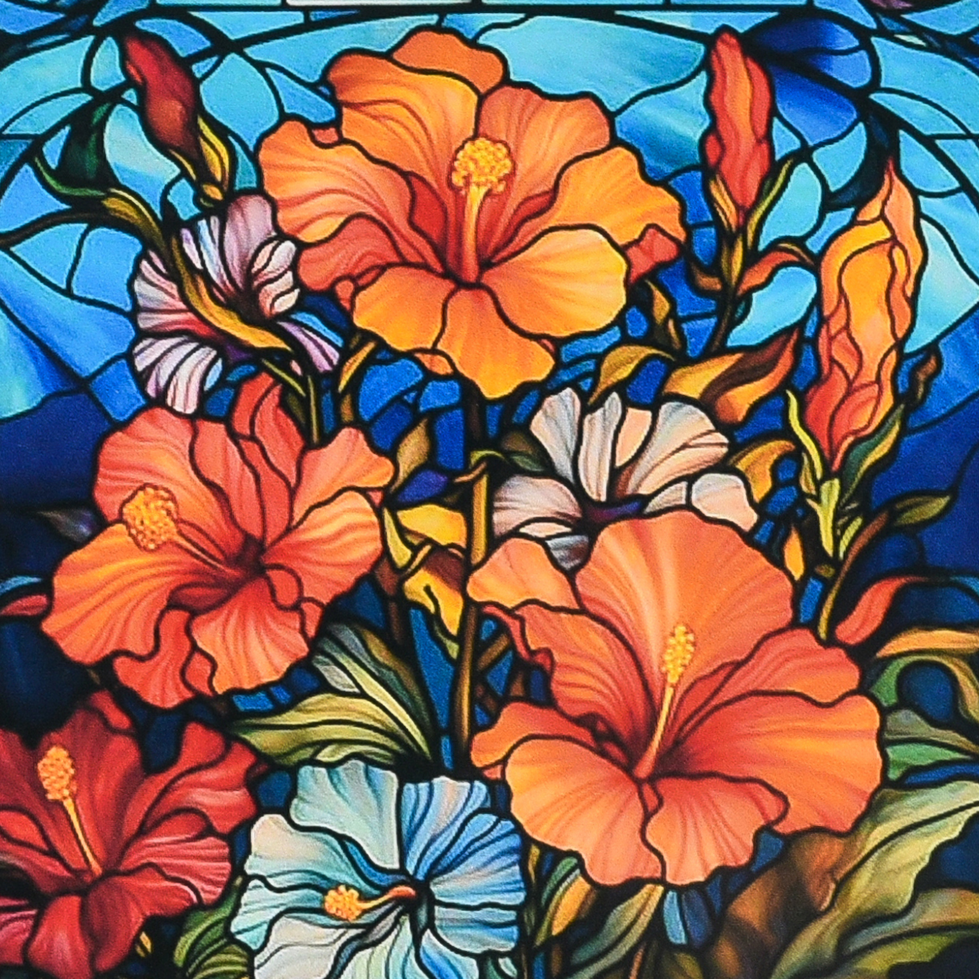 Алмазна мозаїка ПРЕМІУМ Квітковий калейдоскоп