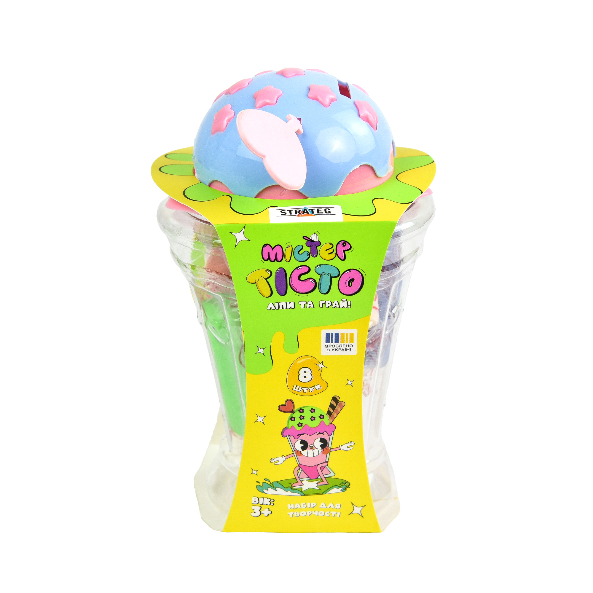 Набір для творчості Містер тісто Стакан-морозиво (41049)