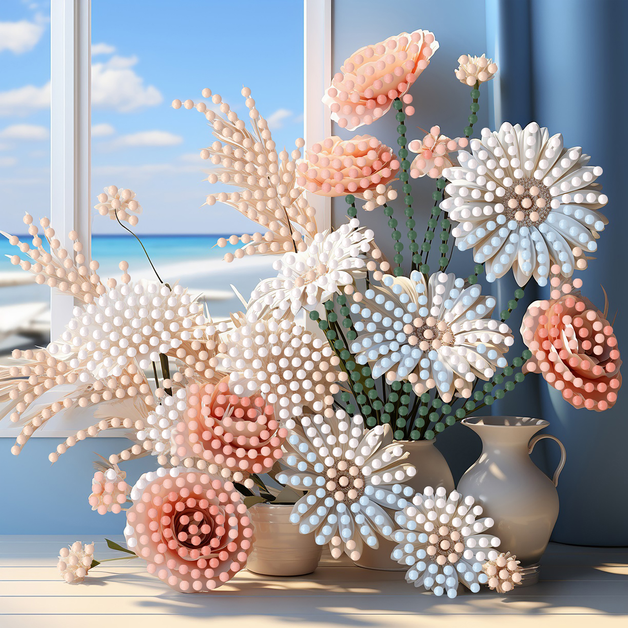 Алмазна мозаїка ПРЕМІУМ Чудовий ранок на паперовій основі