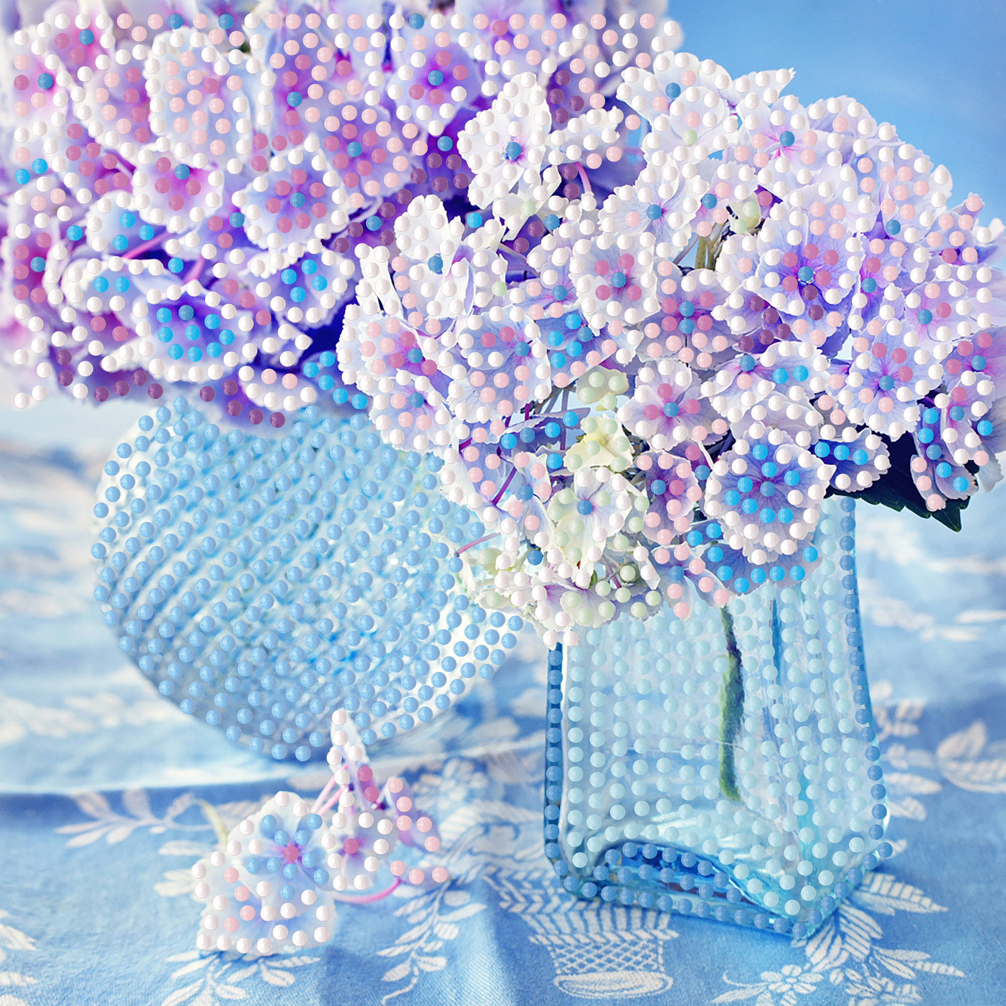 Алмазна мозаїка ПРЕМІУМ Кришталева симфонія на паперовій основі