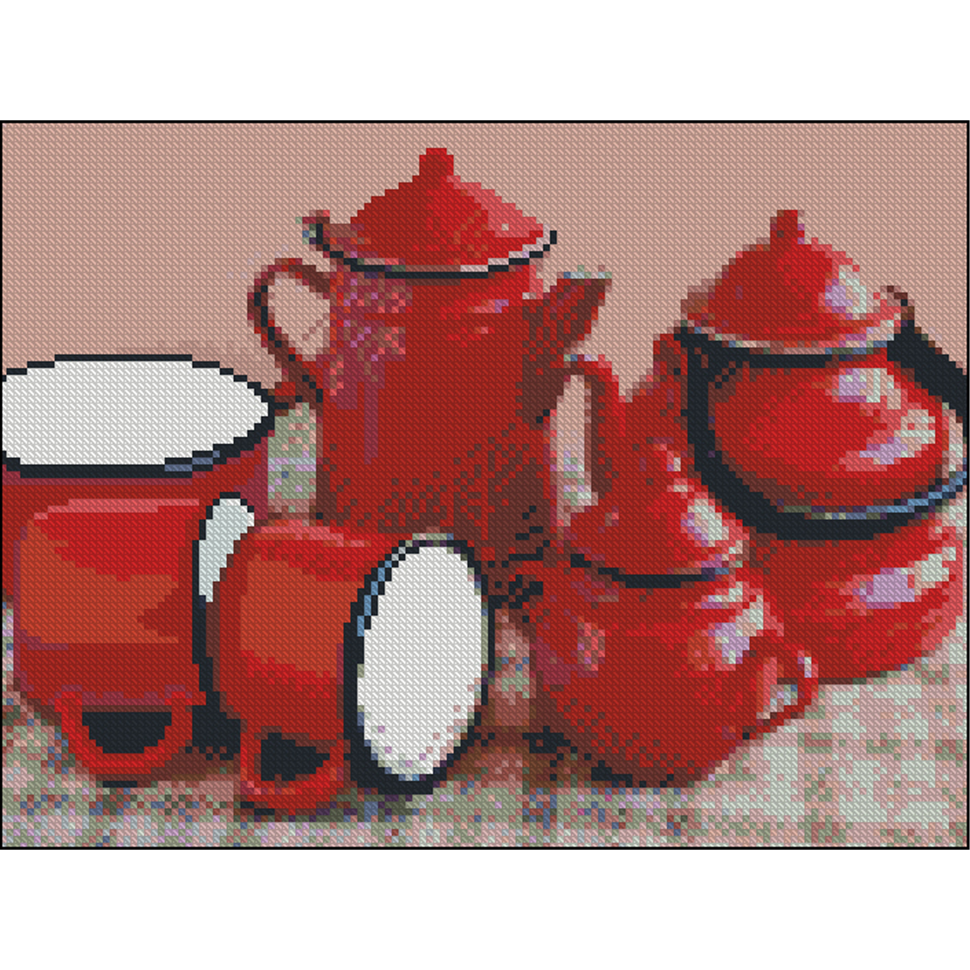 Алмазная мозаика ПРЕМИУМ Сервиз без подрамника