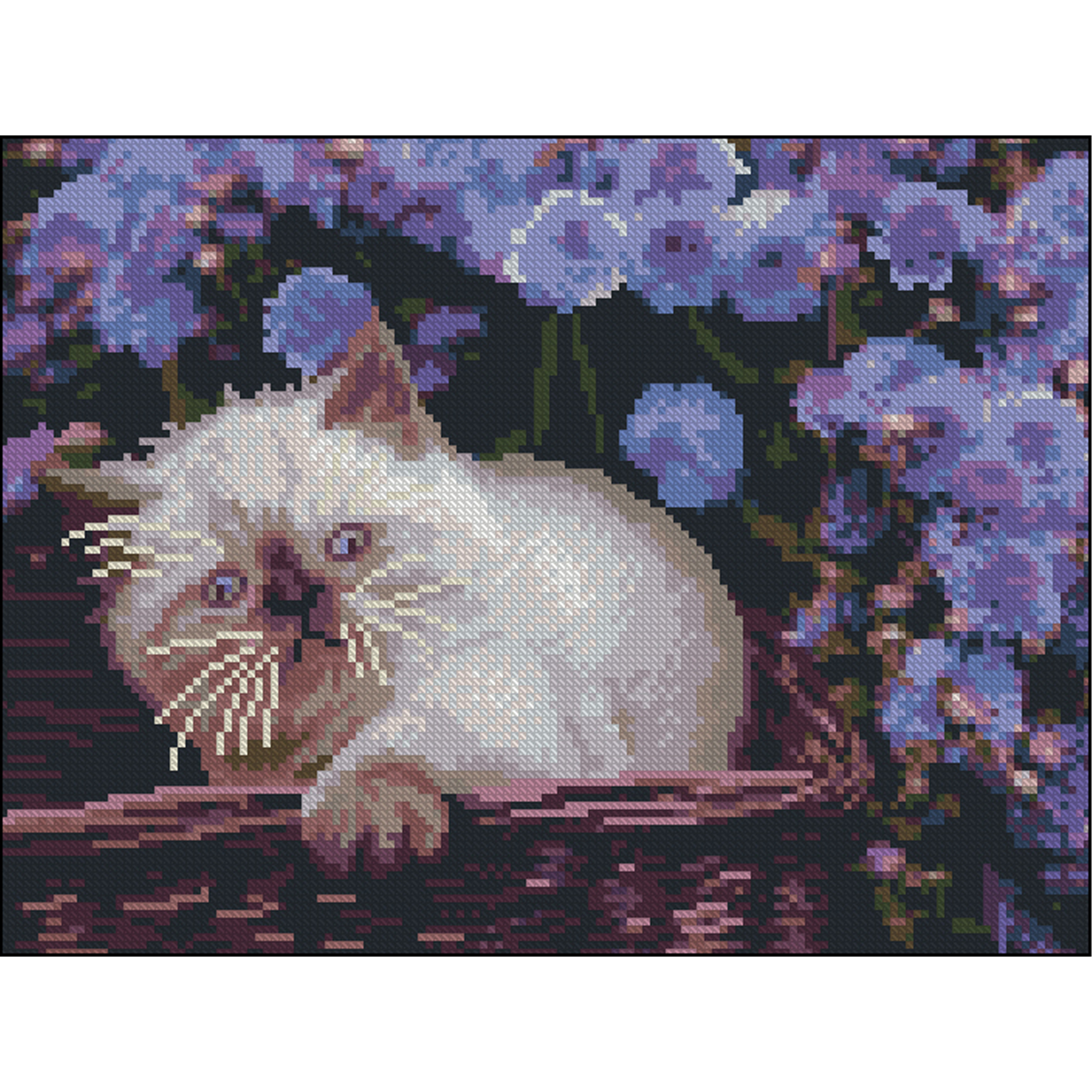 Алмазна мозаїка ПРЕМІУМ Кошеня без підрамника