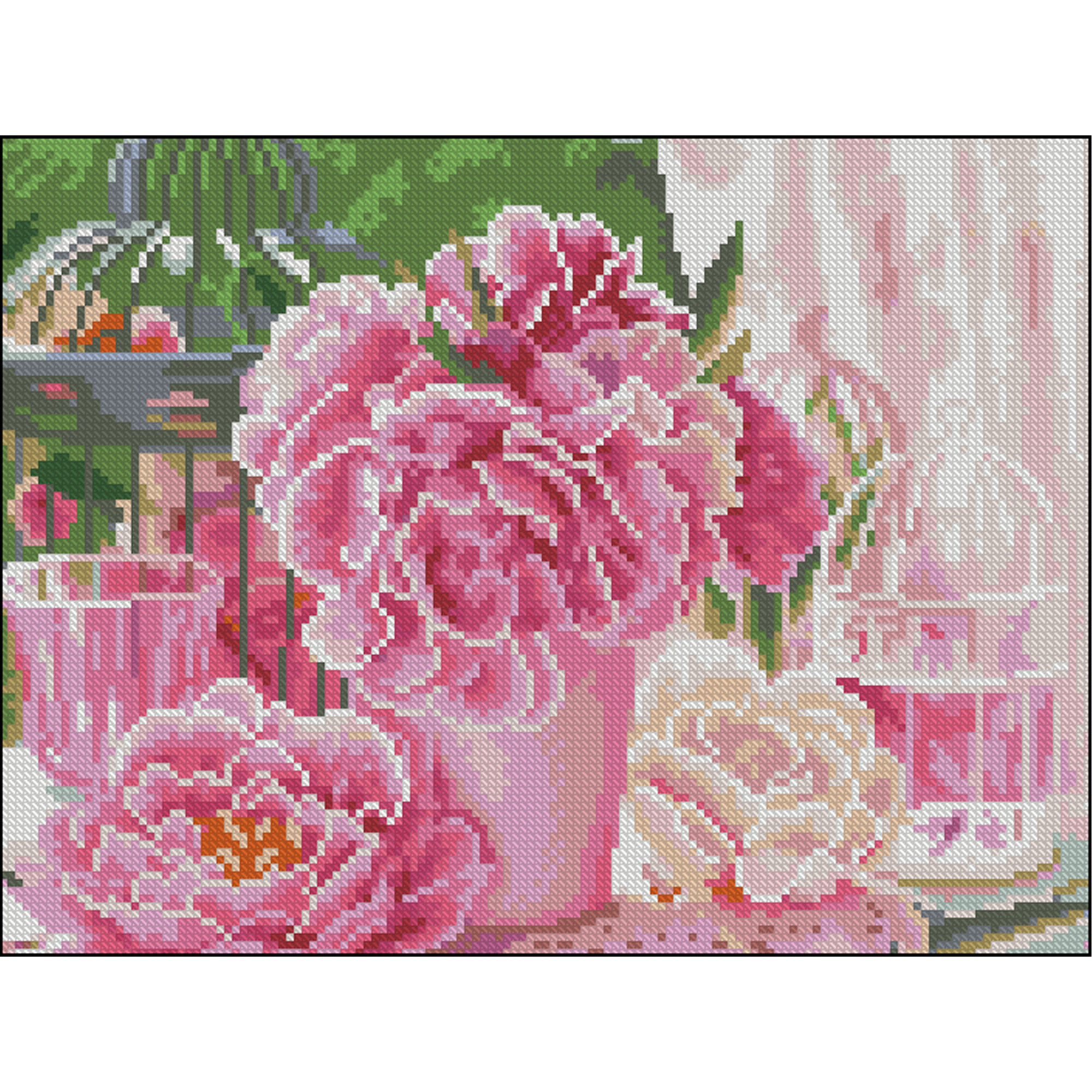 Алмазна мозаїка ПРЕМІУМ Весняний настрій без підрамника