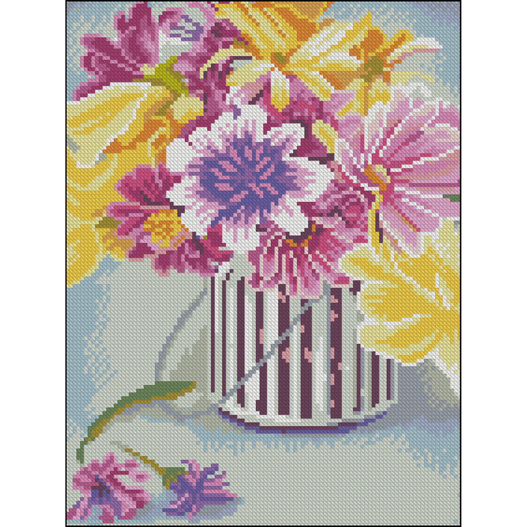 Алмазна мозаїка ПРЕМІУМ Барви життя без підрамника