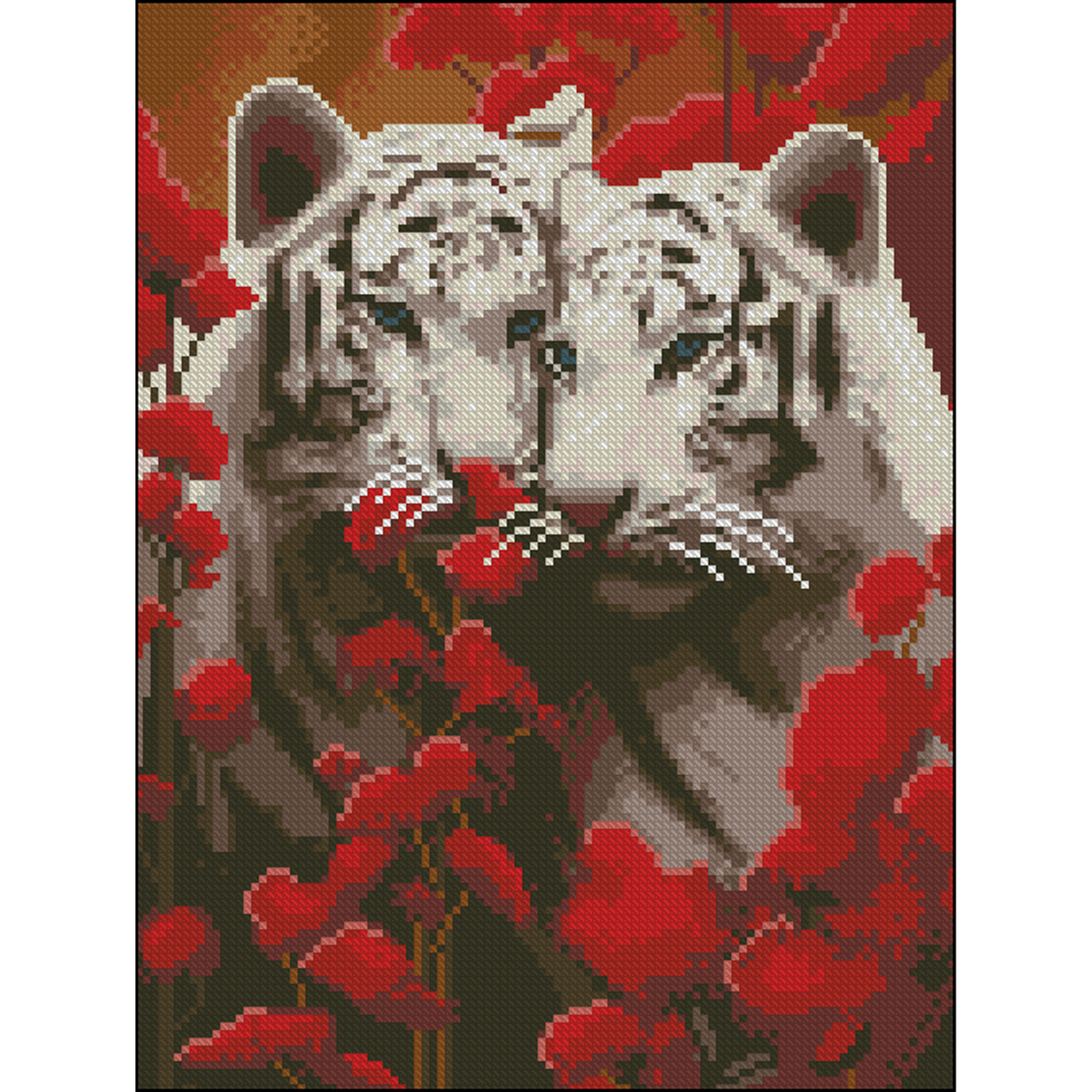 Алмазна мозаїка ПРЕМІУМ Кохання без підрамника