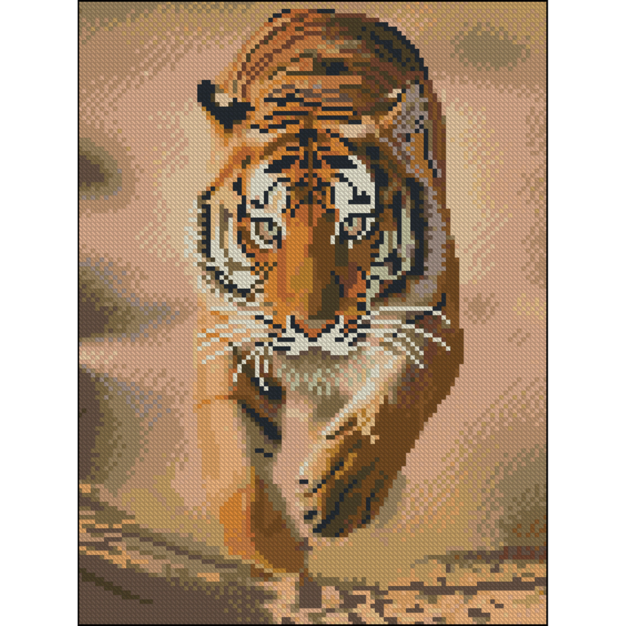 Алмазна мозаїка ПРЕМІУМ Сила без підрамника