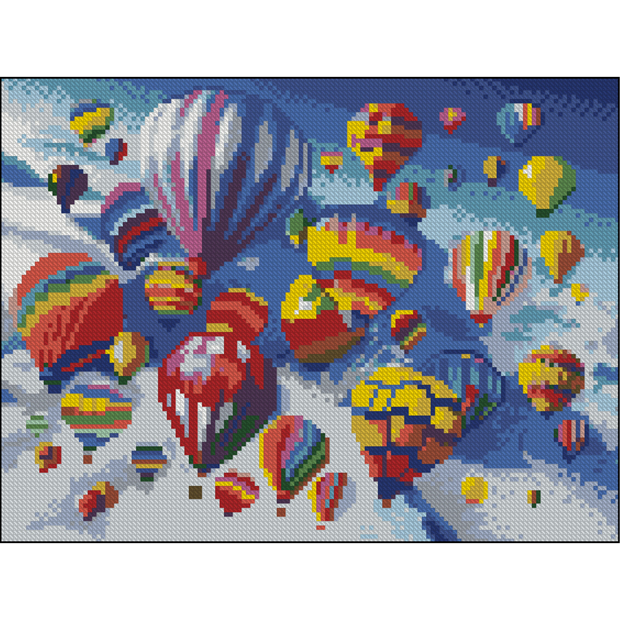 Алмазна мозаїка ПРЕМІУМ Подорож без підрамника