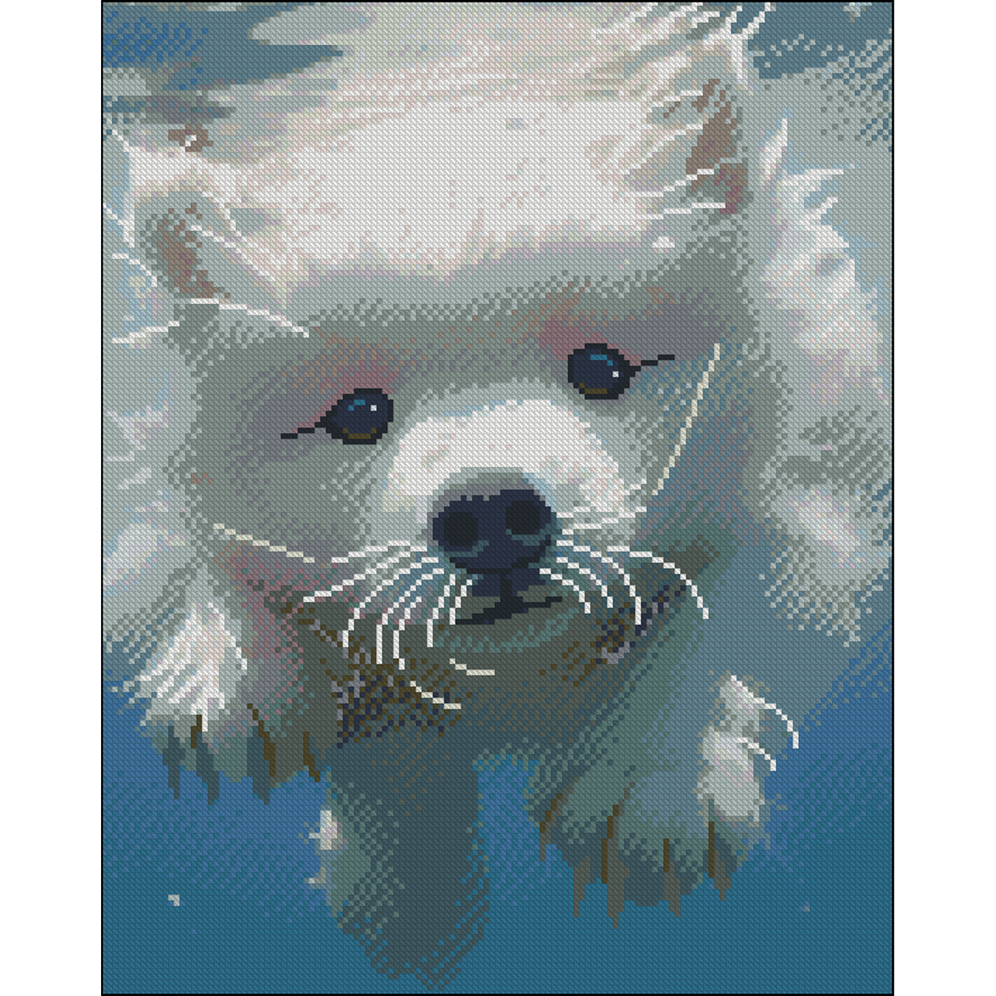 Fluffy swimmer without a frame size