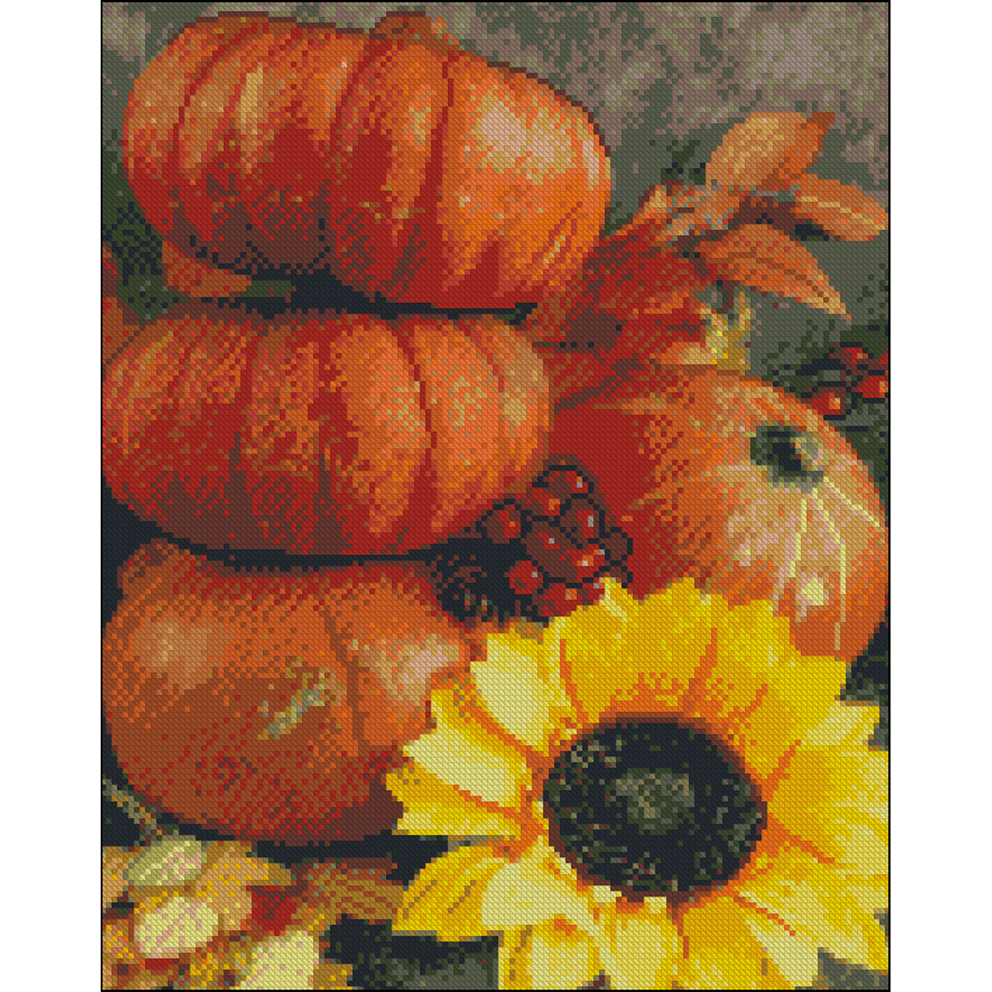 Алмазная мозаика ПРЕМИУМ Урожай без подрамника